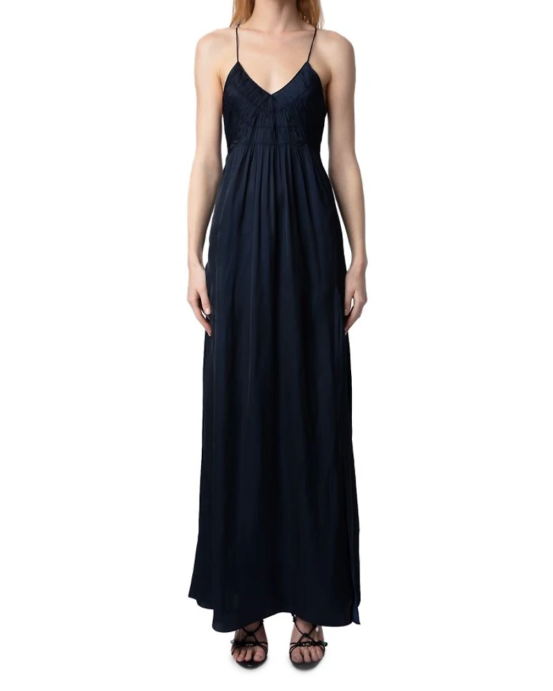 Rayonne Satin Maxi Dress