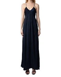 Rayonne Satin Maxi Dress