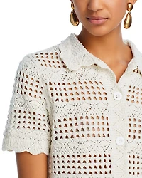 Crochet Knit Shirt