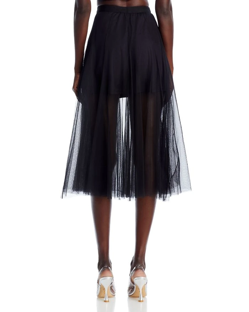 Tulle Midi Skirt - Exclusive