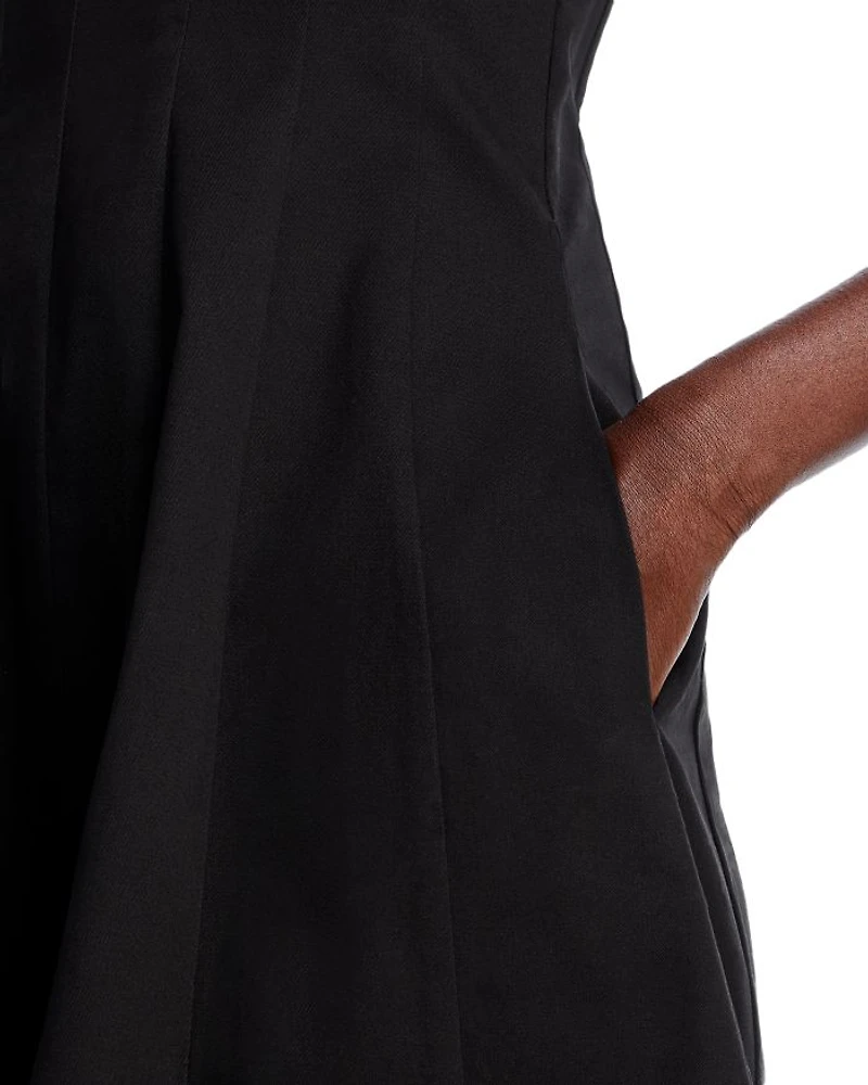 Paneled Midi Dress