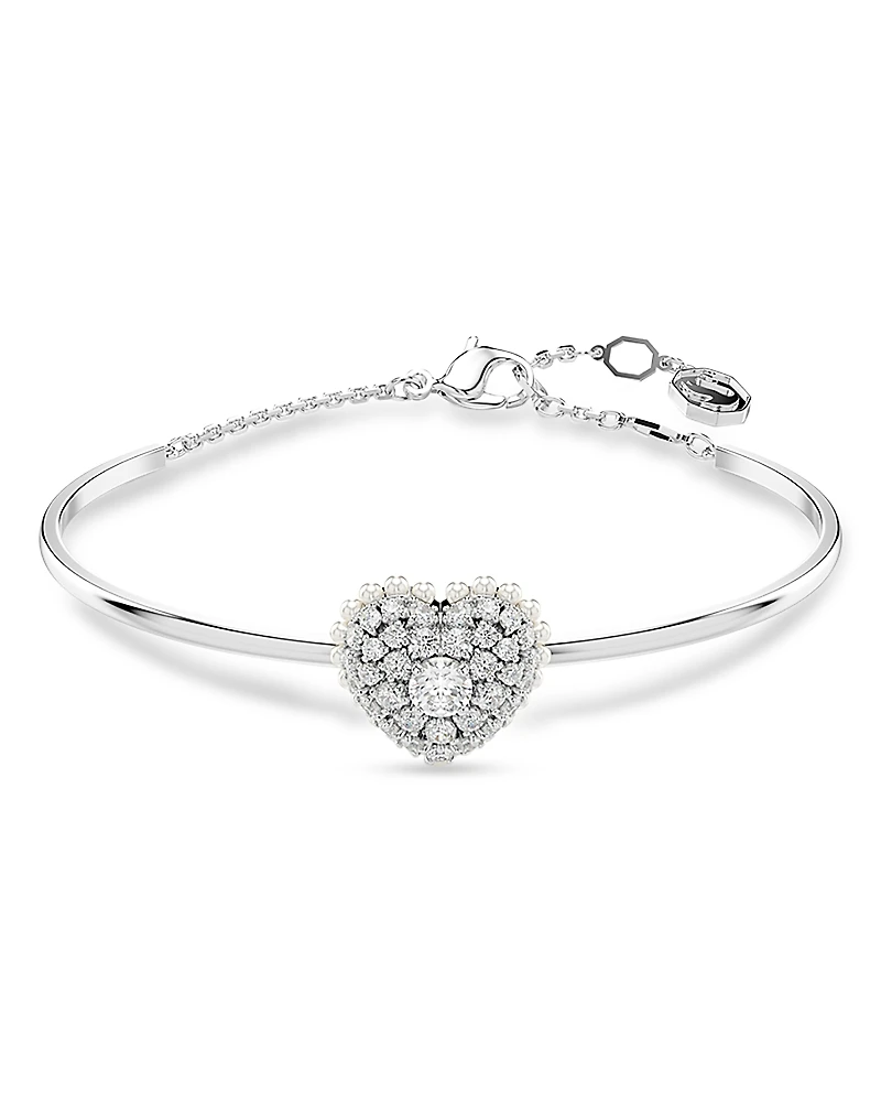Swarovski Idyllia Heart Bangle Bracelet