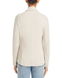 Fitted Linen Blazer