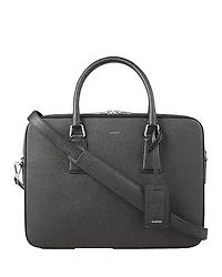 Sandro Downtown Large Saffiano Leather Briefcase