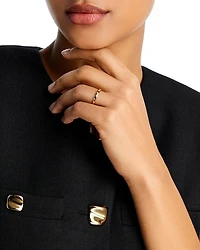 Diamond Band 14K Yellow Gold, 0.10 tcw