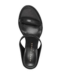 Women's Alonde Leather High Heel Slide Sandals