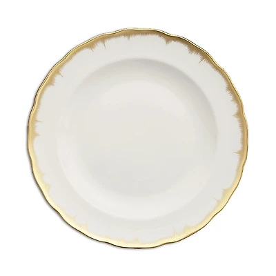 Mottahedeh Chelsea Feather Gold Dinner Plate