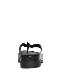 Women's Slip On Thong Platform Sandals