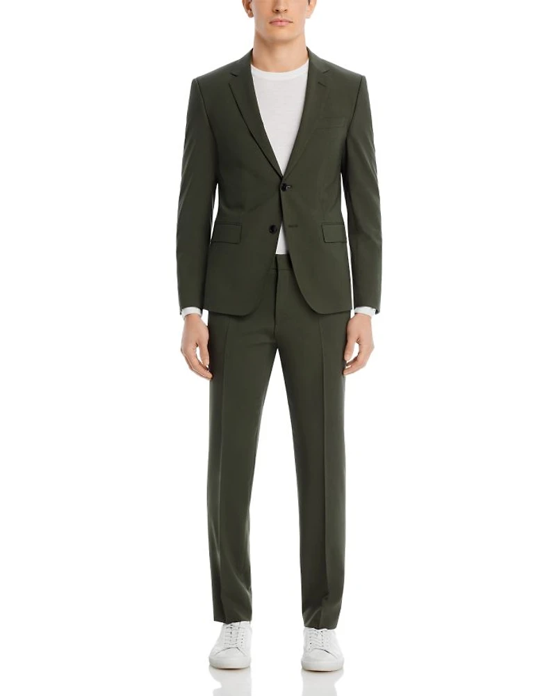 H-Huge Bi-Stretch Solid Slim Fit Suit