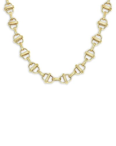 Alberto Amati 14K Yellow Gold Marina Link Chain Necklace, 18