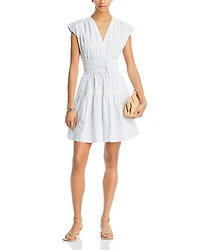 Tora Cotton V Neck Dress