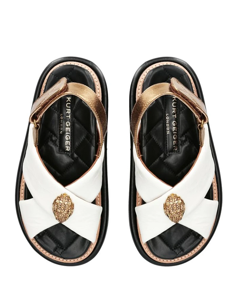 Women's Orson Eagle Head Crossover Strap Platform Sandals