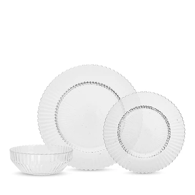 Fortessa Archie Clear 12 Piece Dinnerware Set