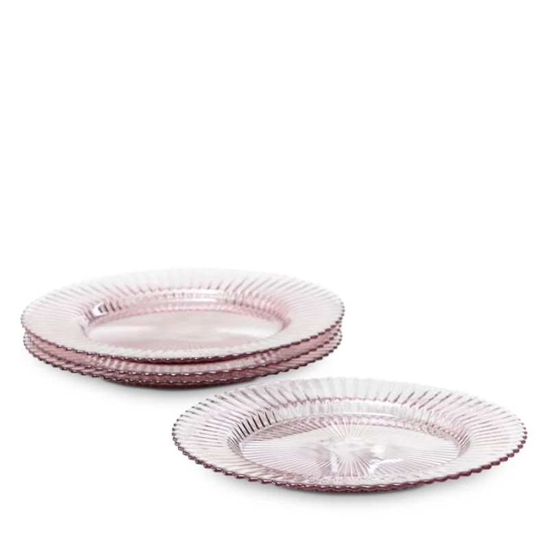 Archie Pink Dinner Plate, Set of 4