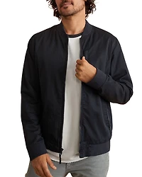 Marine Layer Rossland Dry Wax Regular Fit Bomber Jacket