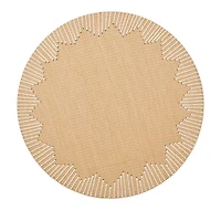 Dream Weaver Placemat in Natural and White