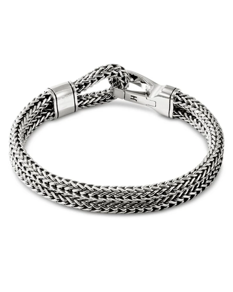 Sterling Silver Double Row Bracelet