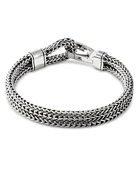 Sterling Silver Double Row Bracelet