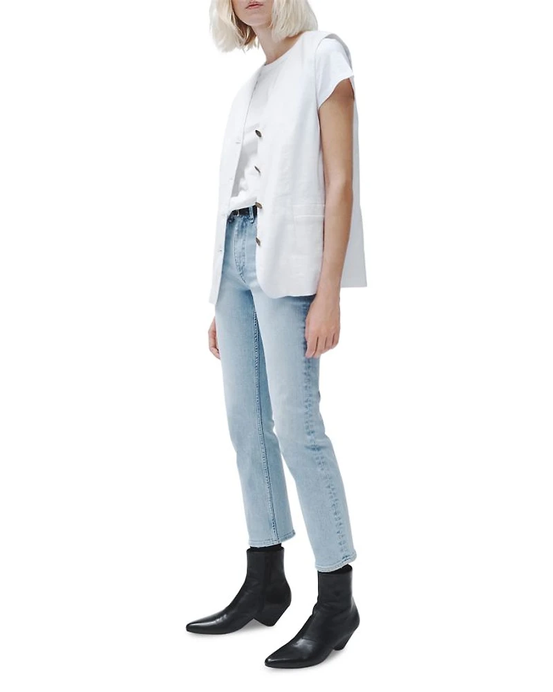 Wren High Rise Ankle Slim Jeans Emma