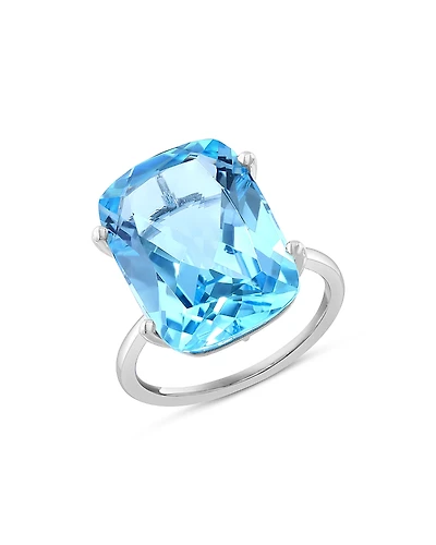 Bloomingdale's Fine Collection Sky Blue Topaz Statement Ring