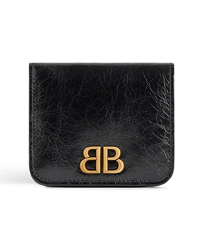 Balenciaga Monaco Flap Coin And Card Holder