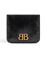Balenciaga Monaco Flap Coin And Card Holder