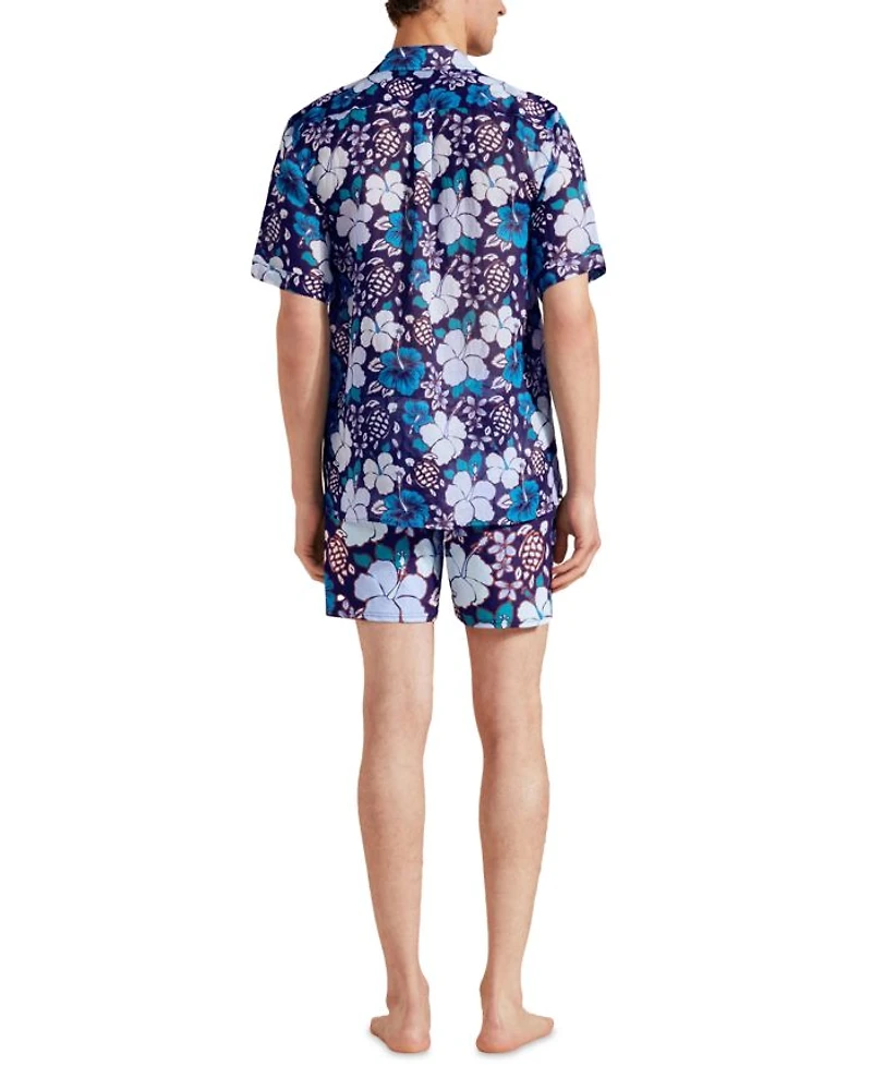 Tropical Classic Fit Button Down Camp Shirt