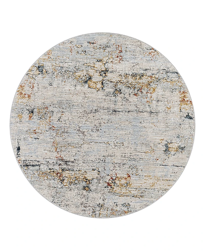 Livabliss Laila Laa-2300 Round Area Rug, 6'7 x 6'7