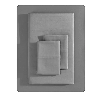 Vera Wang Solid T800 Sateen Cvc Sheet Set