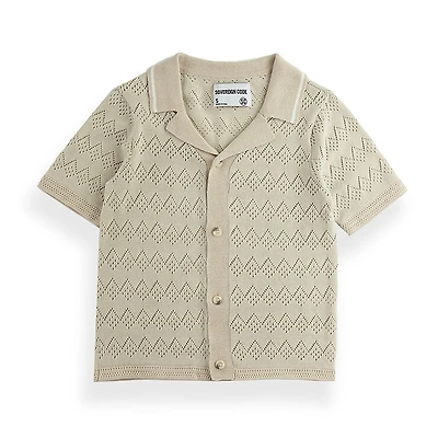 Sovereign Code Boys' Slogan Knit Shirt - Little Kid, Big Kid