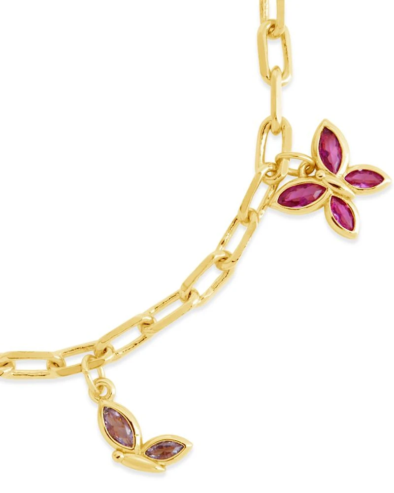 Caria Butterfly Ankle Bracelet