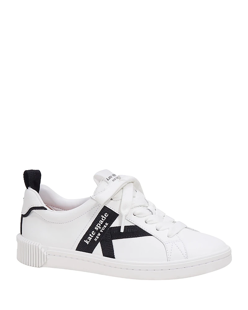 kate spade new york Women's Signature Low Top Sneakers