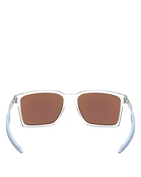 Polarized Rectangular Sunglasses, 56 mm