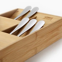 Bamboo Large Compact Cutlery Organizer