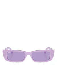 Teru Rectangular Sunglasses, 54mm
