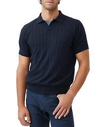 Rodd & Gunn Freys Crescent Knit Short Sleeve Polo Sweater