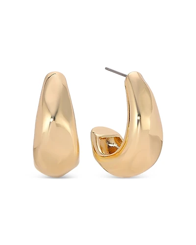 Ettika Essential Hammered Hoop Earrings