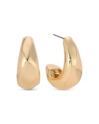 Ettika Essential Hammered Hoop Earrings