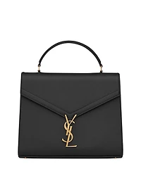 Cassandra Mini Top Handle Bag in Grain De Poudre Embossed Leather