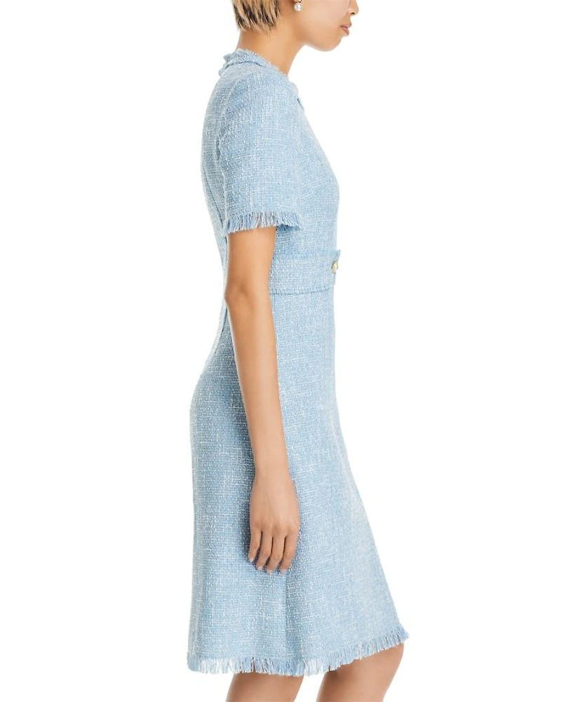 Bouclé Tweed Dress
