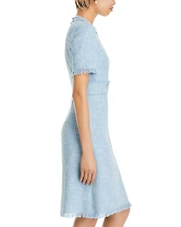 Bouclé Tweed Dress