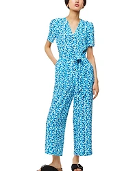 Hazy Coral Printed Jumpsuit