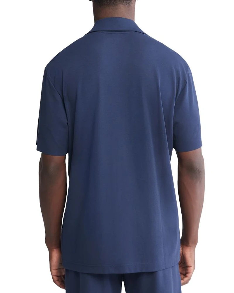 Stretch Regular Fit Button Down Sleep Shirt