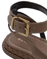 Gabi Plaited Flat Sandals