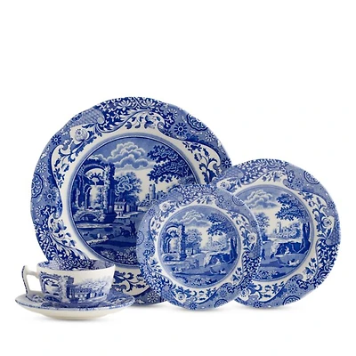 Blue Italian 5 Pc. Place Setting