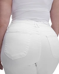 Good Waist Palazzo Cropped Jeans W001