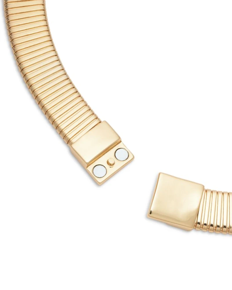 Flat Stretch Collar Necklace, 18.5"