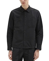 Theory Drawstring Hem Shirt Jacket