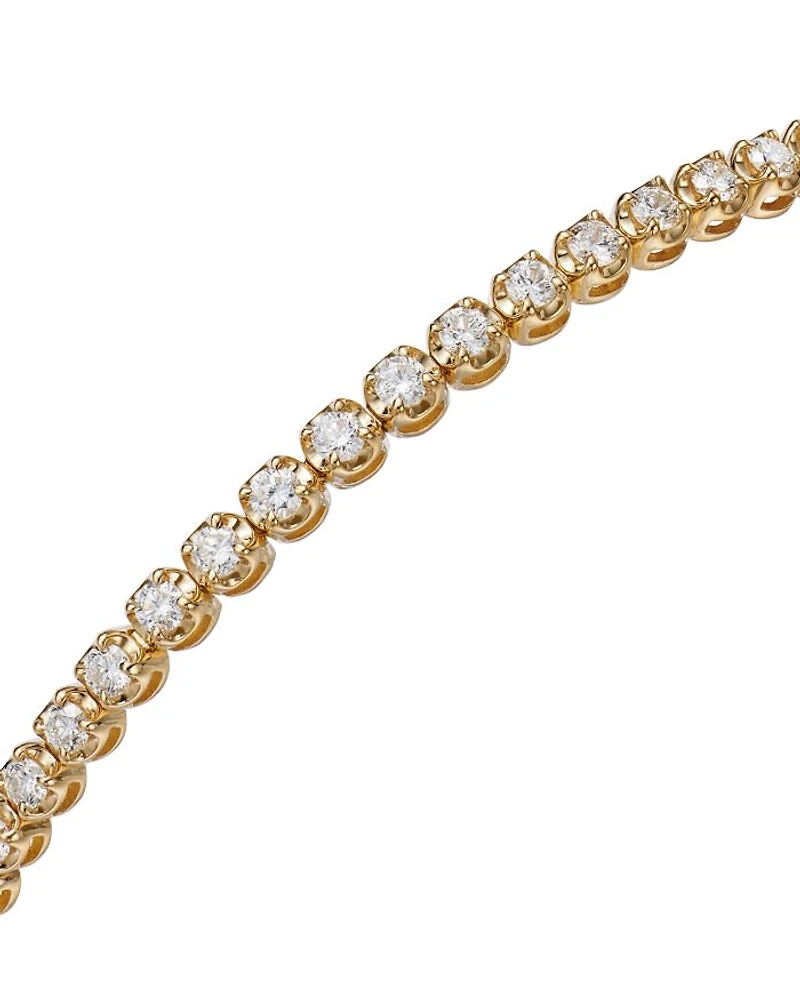 Certified Diamond Tennis Bracelet in 14K Gold