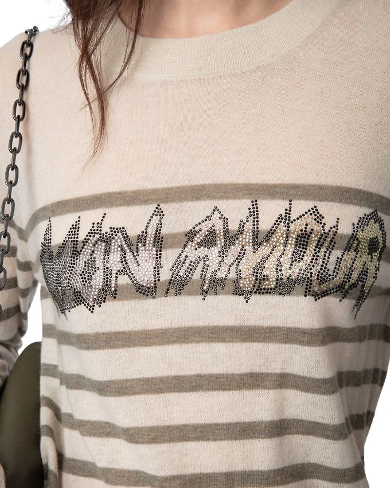 Source Cashmere Striped Sweater